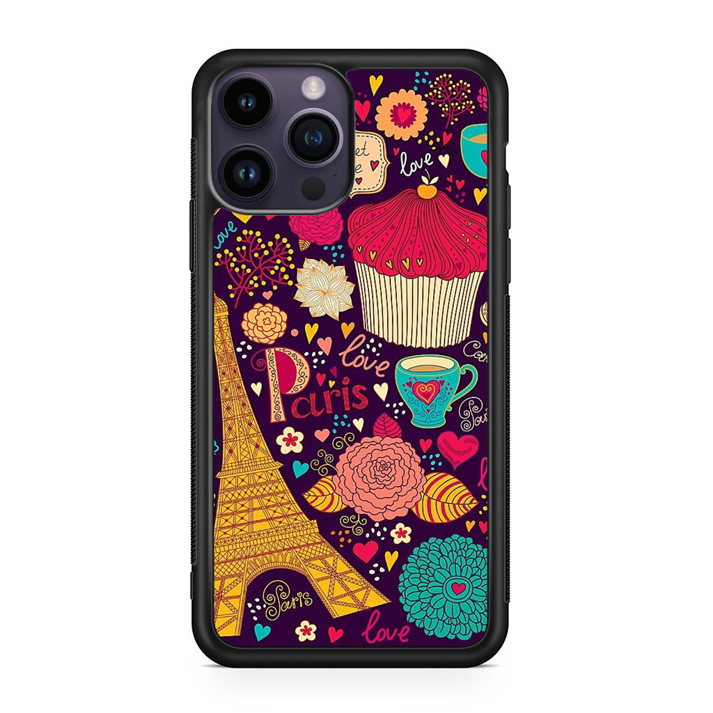 Vintage Love In Paris iPhone 14 Pro / 14 Pro Max Case