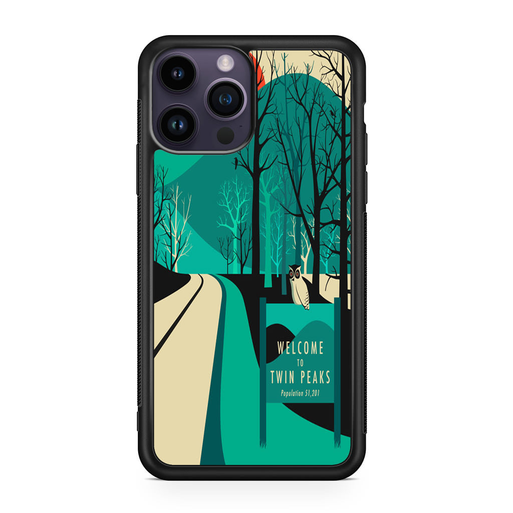 Welcome To Twin Peaks iPhone 15 Pro / 15 Pro Max Case