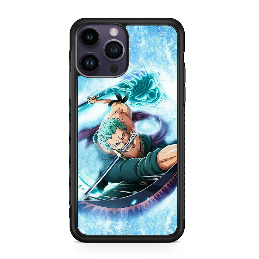 Zoro The Dragon Swordsman iPhone 14 Pro / 14 Pro Max Case