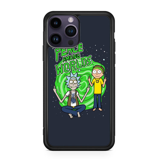 Rick And Morty Peace Among Worlds iPhone 15 Pro / 15 Pro Max Case