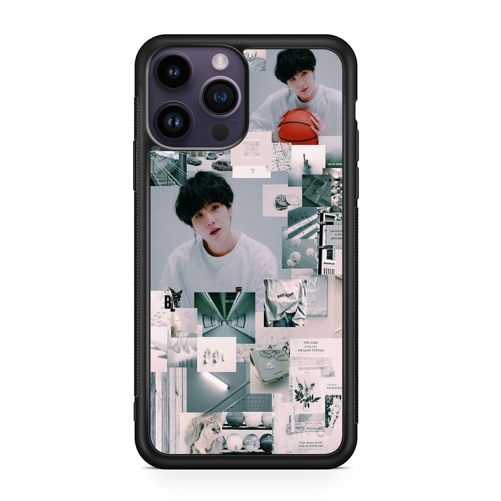 Suga College Wallpaper iPhone 14 Pro / 14 Pro Max Case