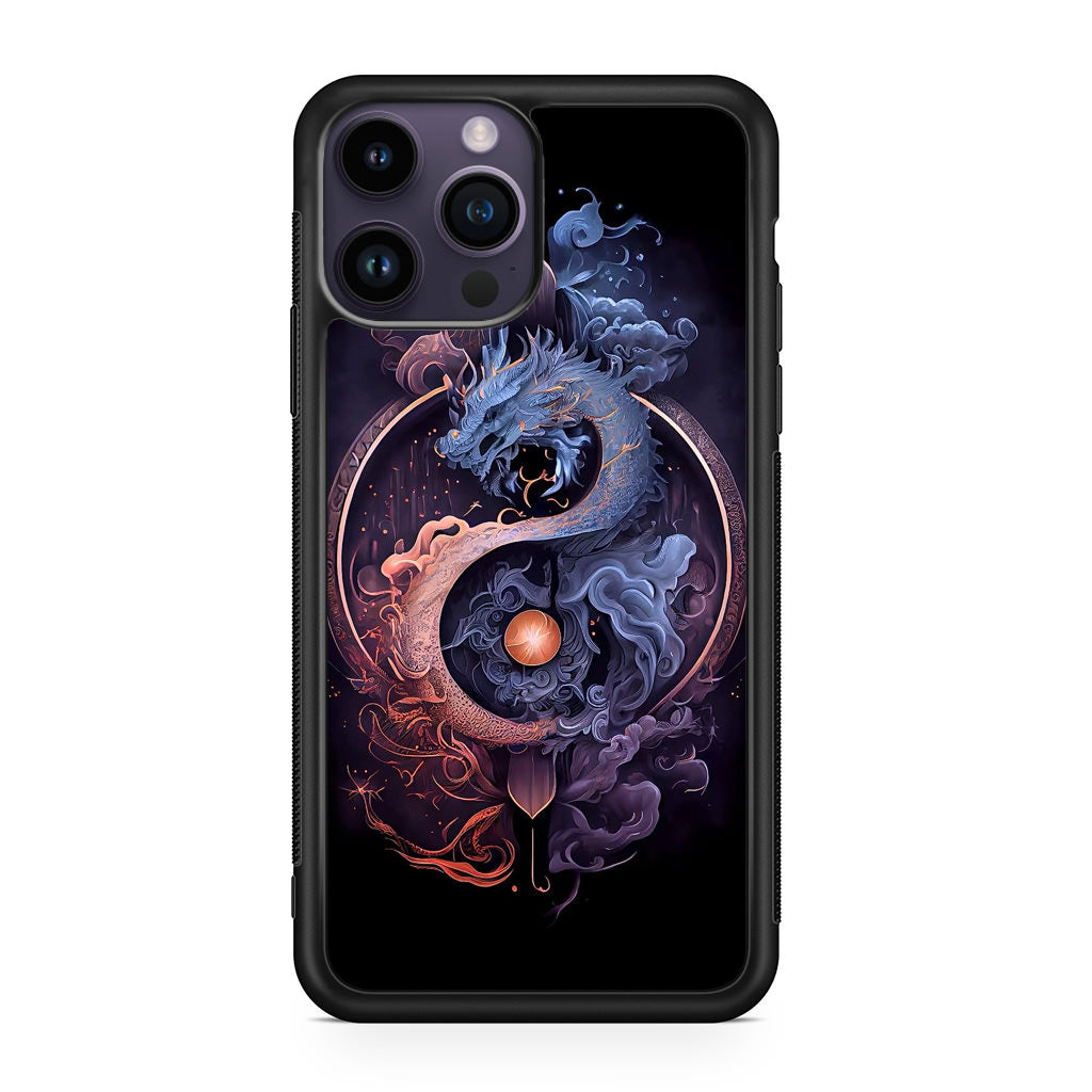 Dragon Yin Yang iPhone 14 Pro / 14 Pro Max Case