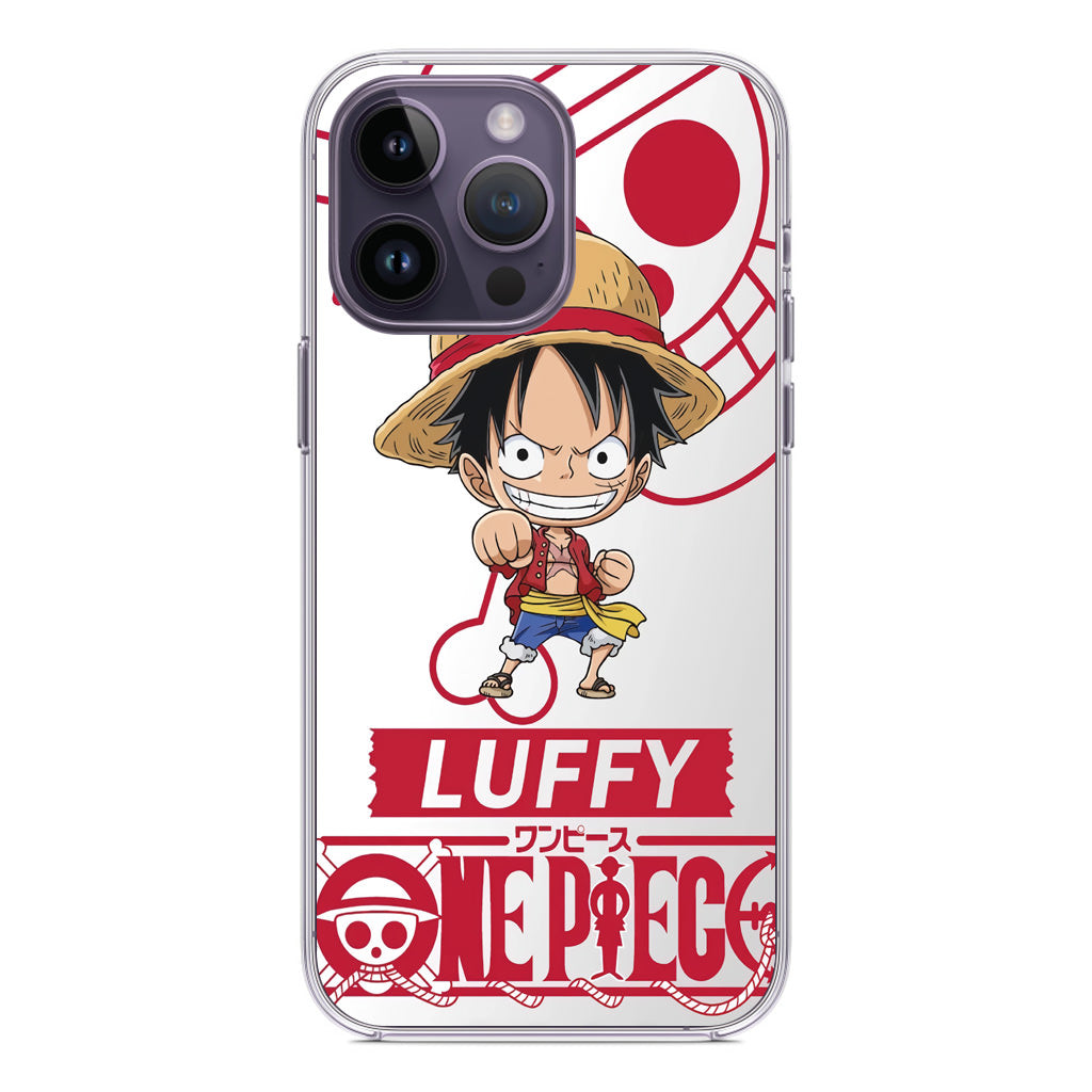 Chibi Luffy iPhone 14 Pro / 14 Pro Max Case