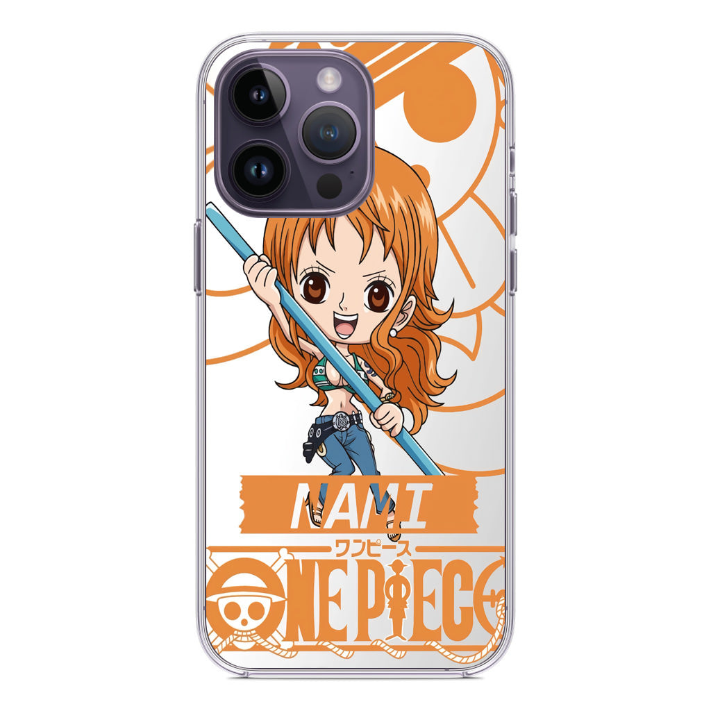 Chibi Nami iPhone 14 Pro / 14 Pro Max Case