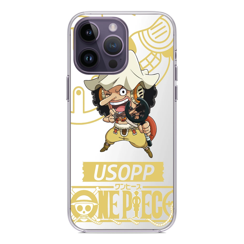 Chibi Usopp iPhone 14 Pro / 14 Pro Max Case