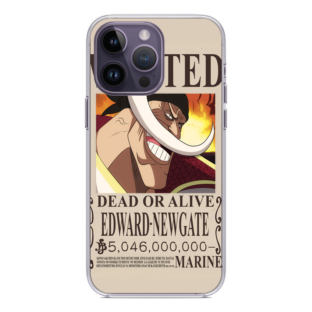 Edward Newgate Bounty iPhone 14 Pro / 14 Pro Max Case