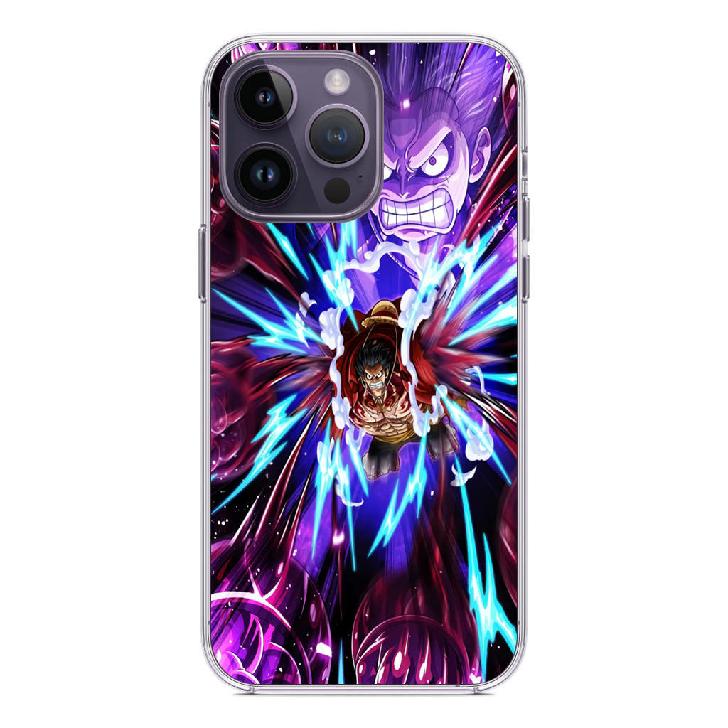 Luffy Bounce Man Gattling Gun iPhone 14 Pro / 14 Pro Max Case