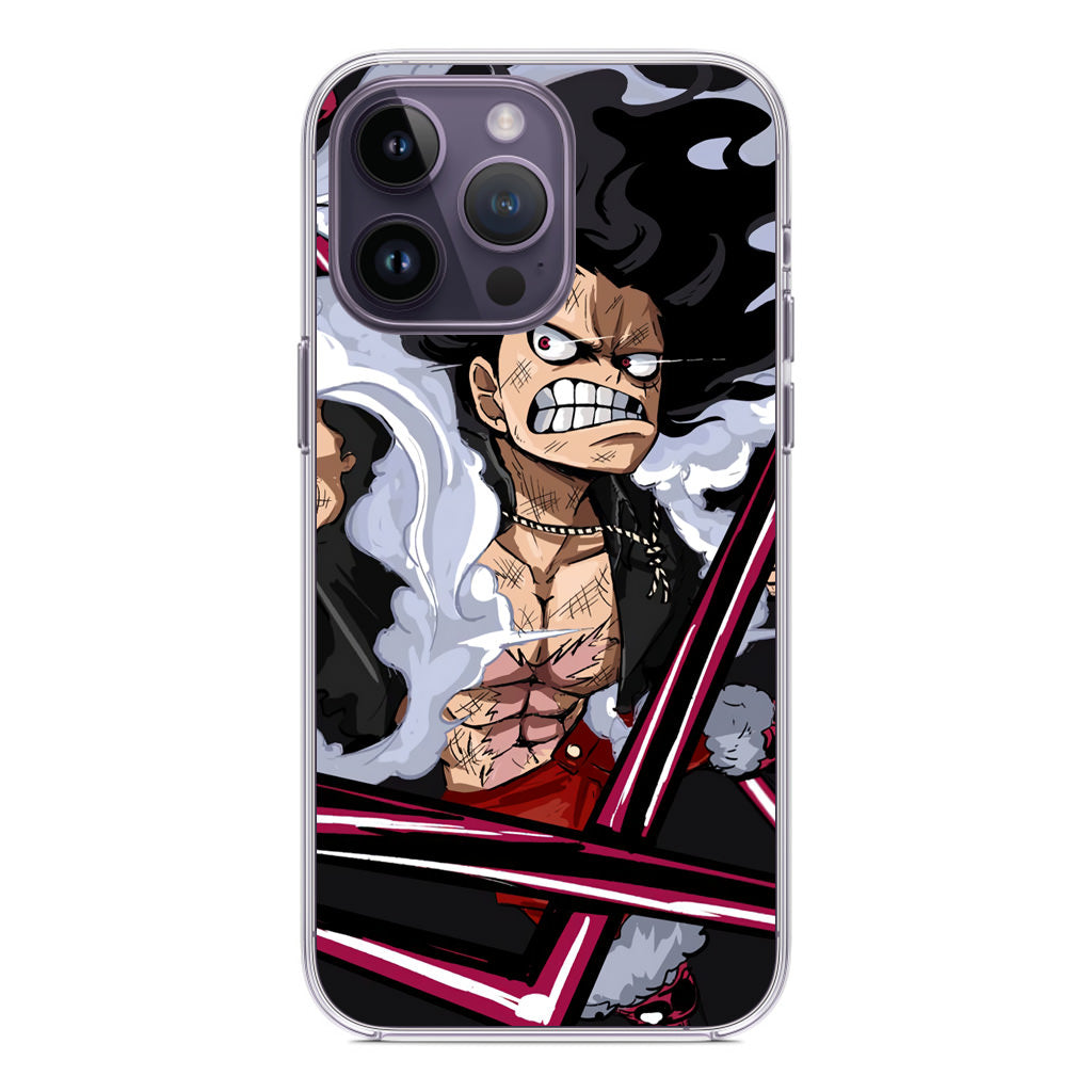 Luffy Snake Man Culverin Art iPhone 14 Pro / 14 Pro Max Case