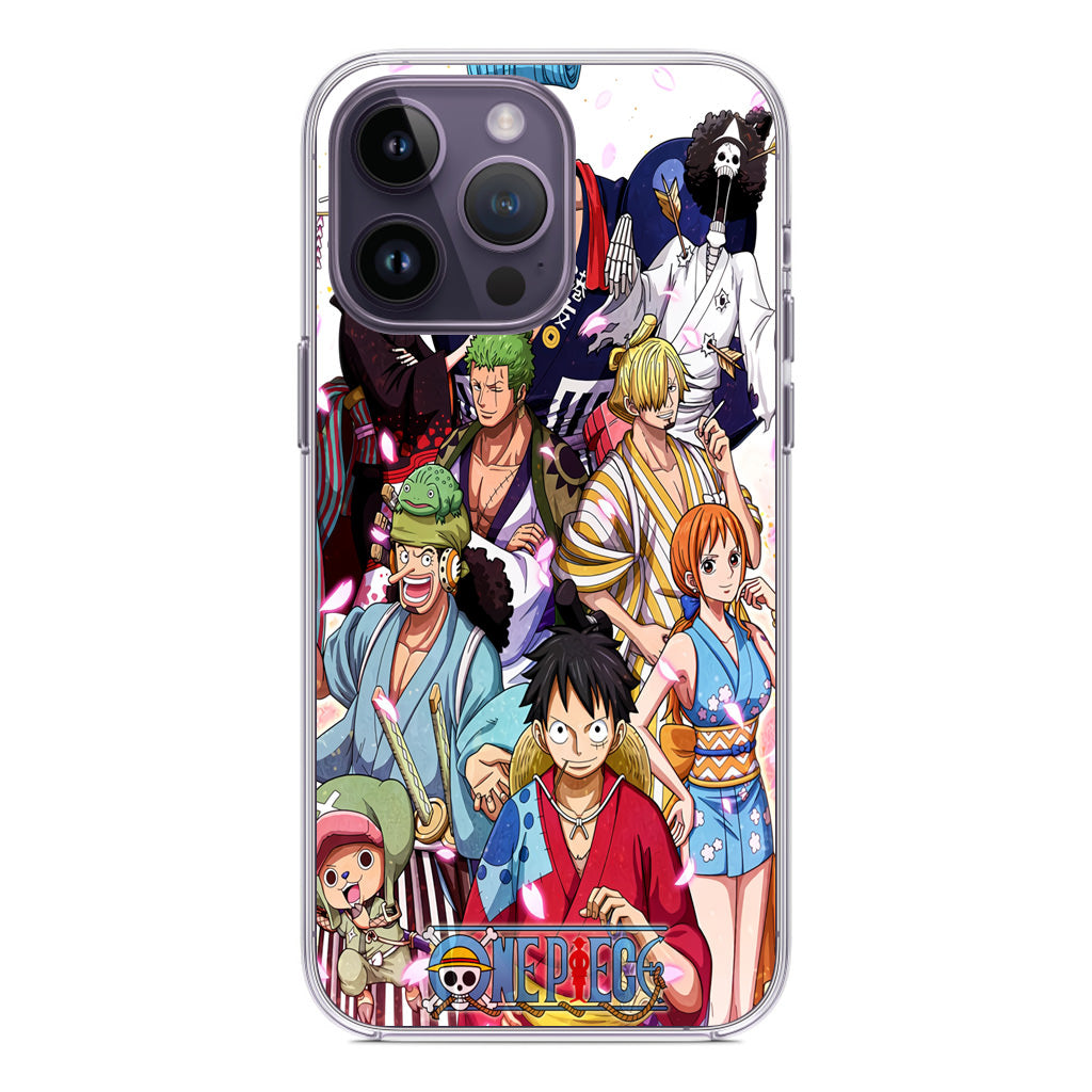 Mugiwara Crew Wano iPhone 14 Pro / 14 Pro Max Case