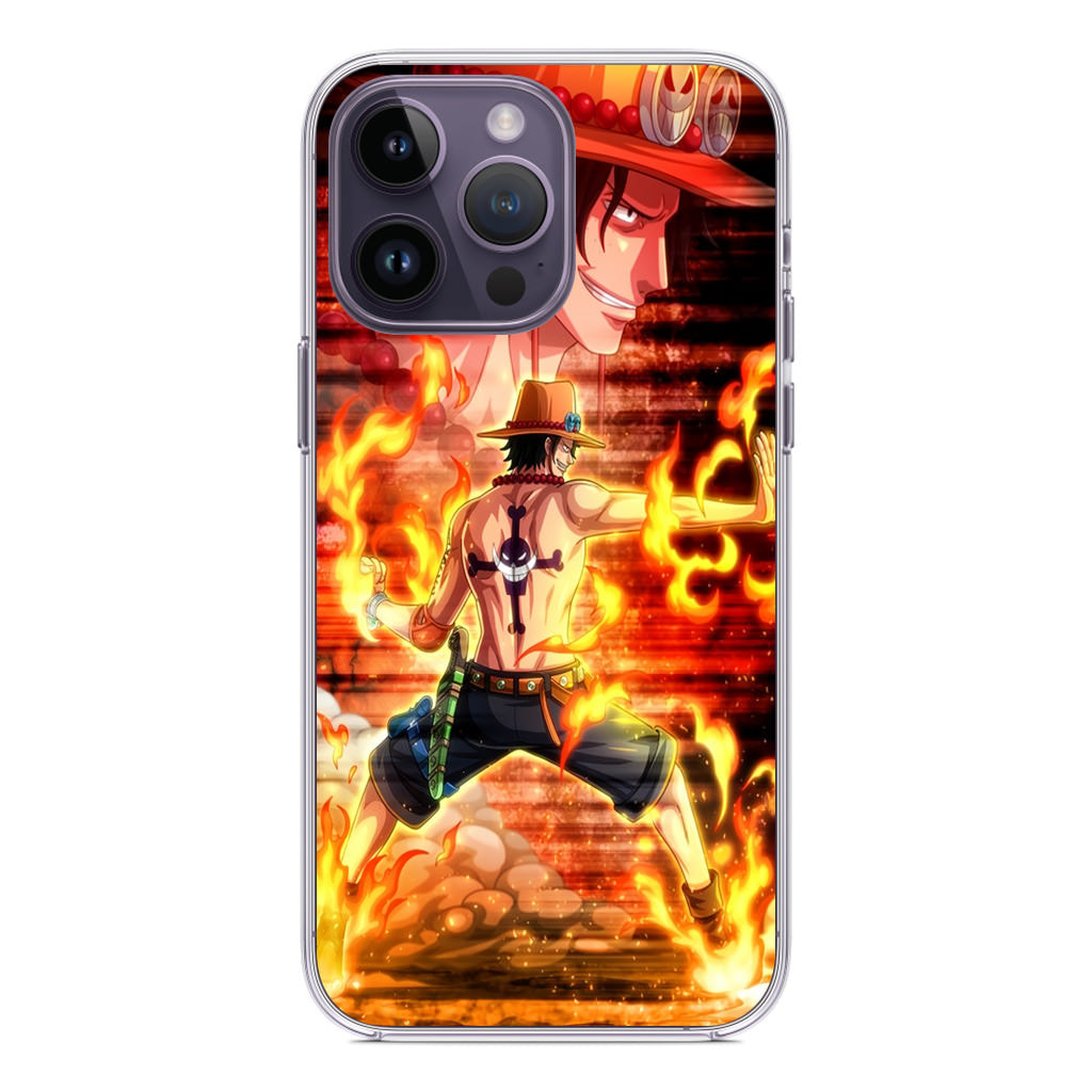 Portgas D Ace One Piece iPhone 14 Pro / 14 Pro Max Case