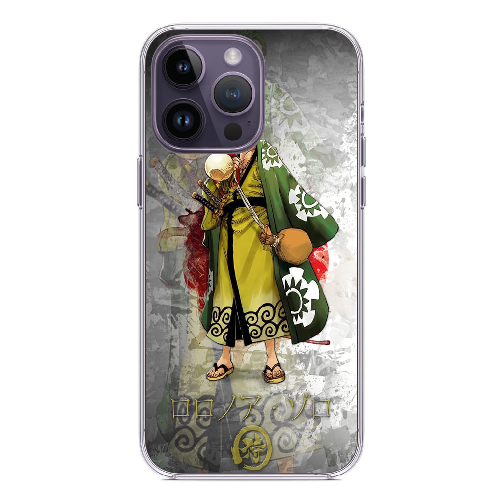 Roronoa Zoro Arc Wano iPhone 14 Pro / 14 Pro Max Case