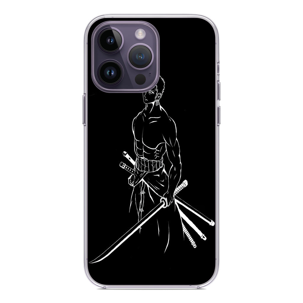 Roronoa Zoro Outlines iPhone 14 Pro / 14 Pro Max Case