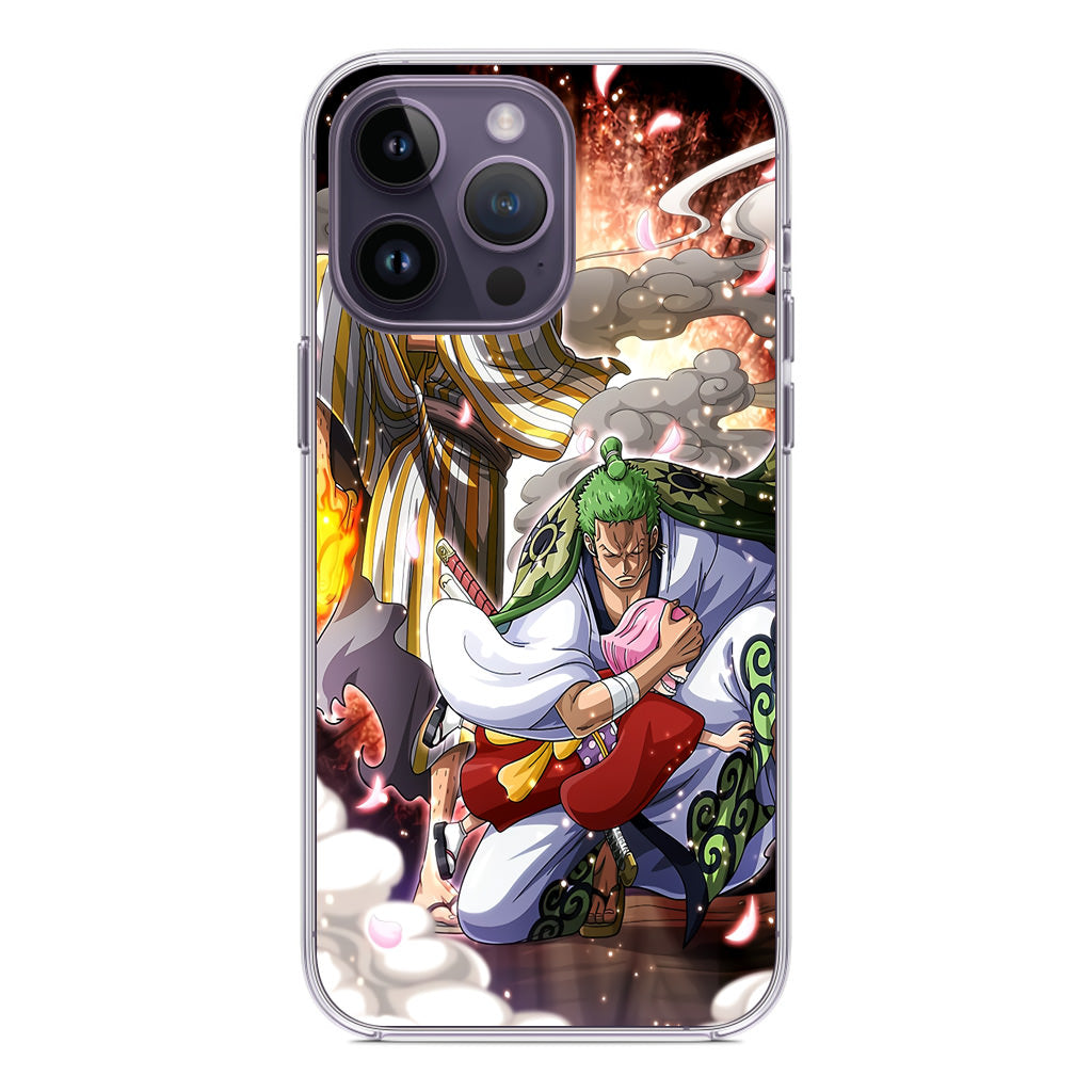 Sanji And Zoro Saving Otoko iPhone 14 Pro / 14 Pro Max Case