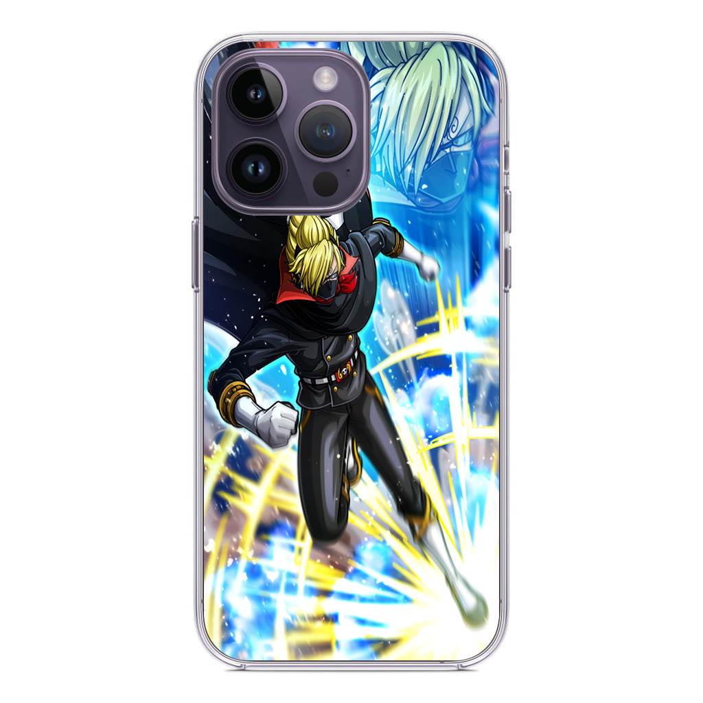 Sanji In Stealth Black Suit iPhone 14 Pro / 14 Pro Max Case