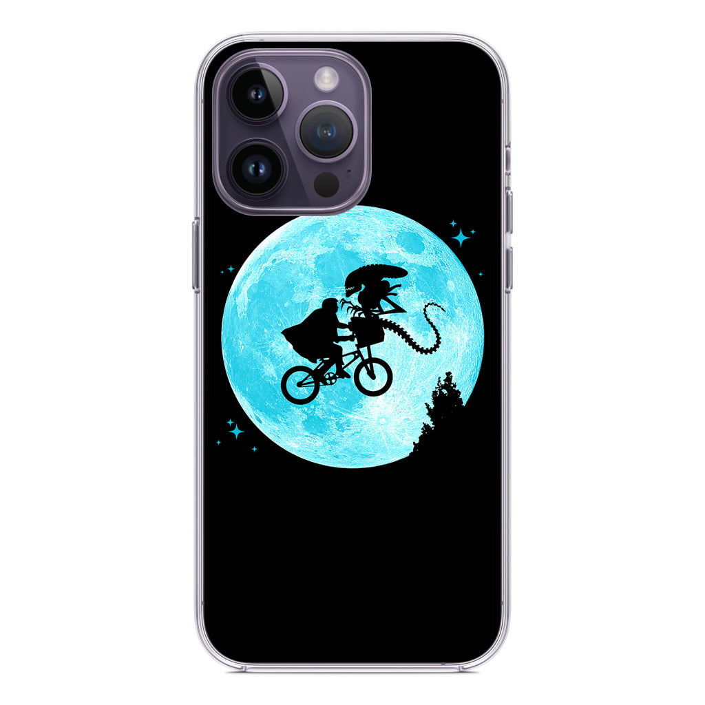 Alien Bike to the Moon iPhone 14 Pro / 14 Pro Max Case