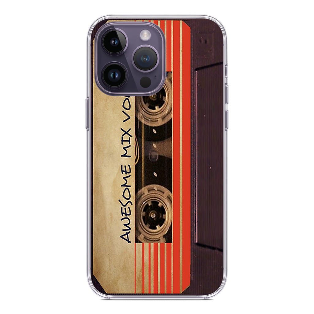 Awesome Mix Vol 1 Cassette iPhone 14 Pro / 14 Pro Max Case