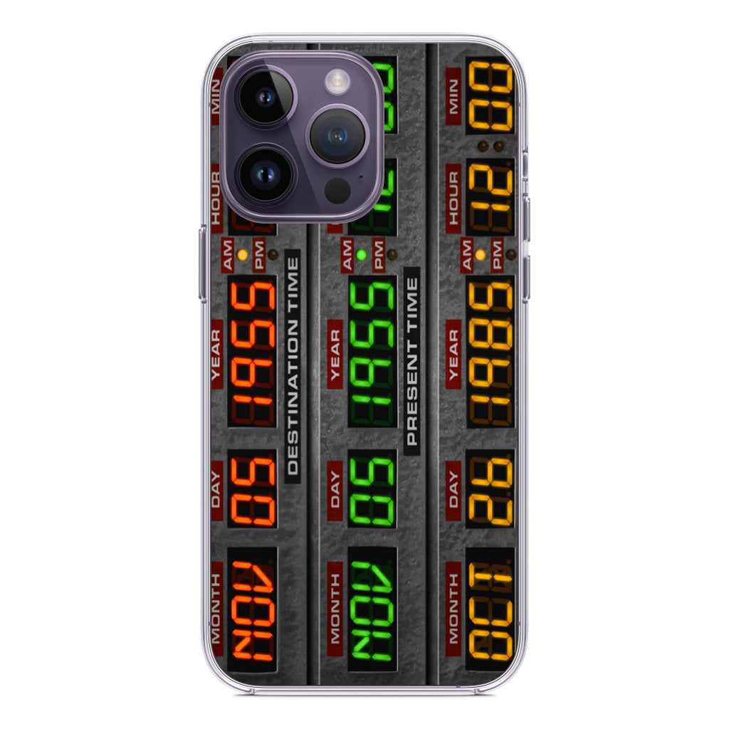 Back To The Future Time Circuits iPhone 14 Pro / 14 Pro Max Case