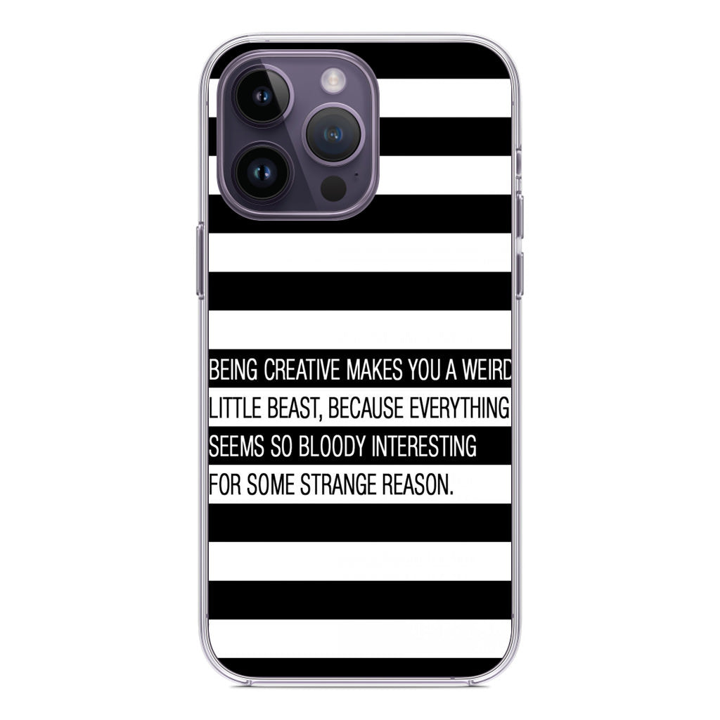 Being Creative Weird iPhone 14 Pro / 14 Pro Max Case