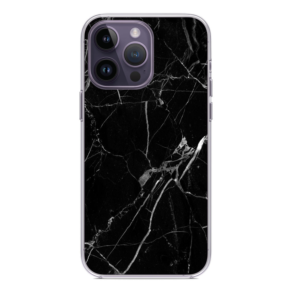 Black Marble iPhone 14 Pro / 14 Pro Max Case