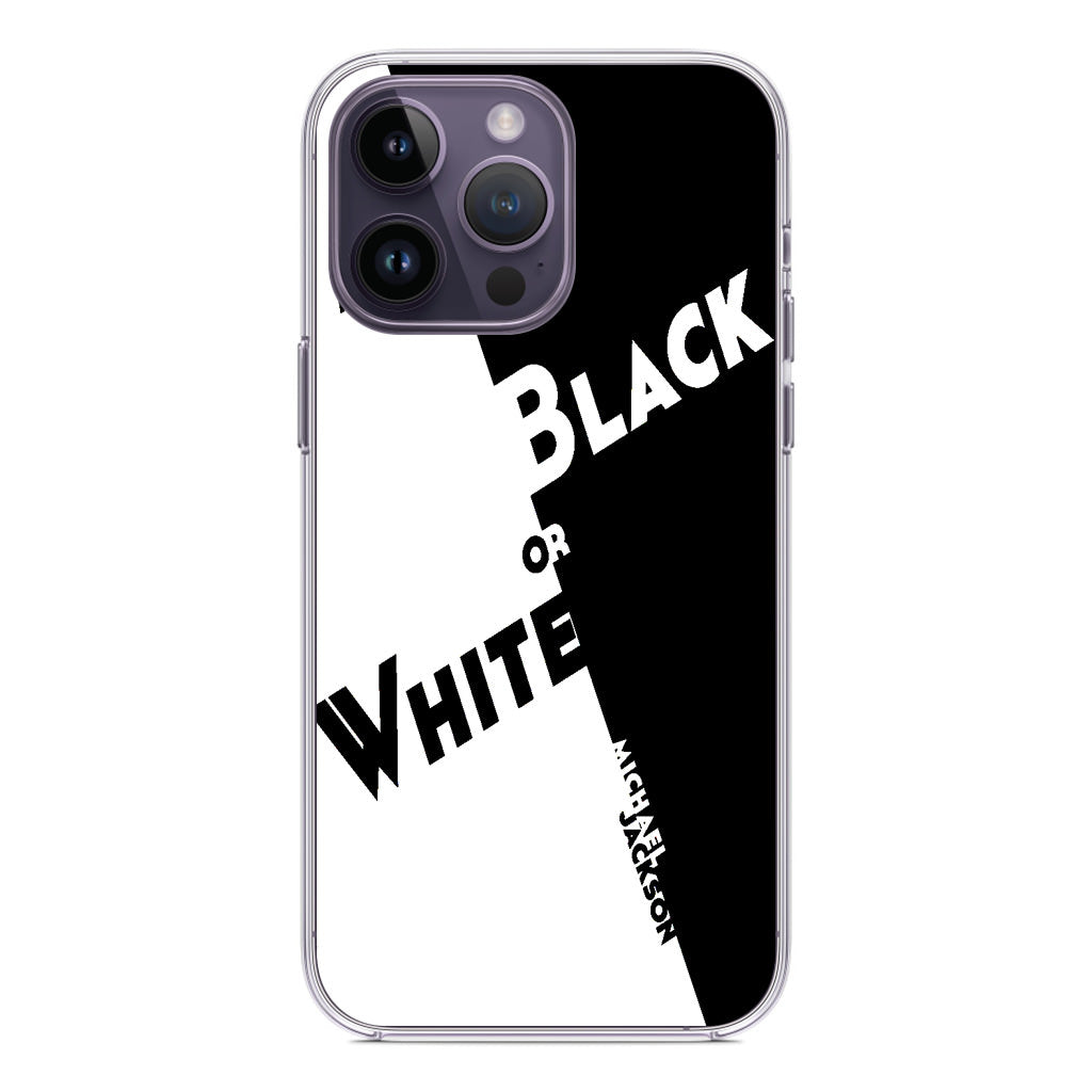 Black Or White Michael Jackson iPhone 14 Pro / 14 Pro Max Case