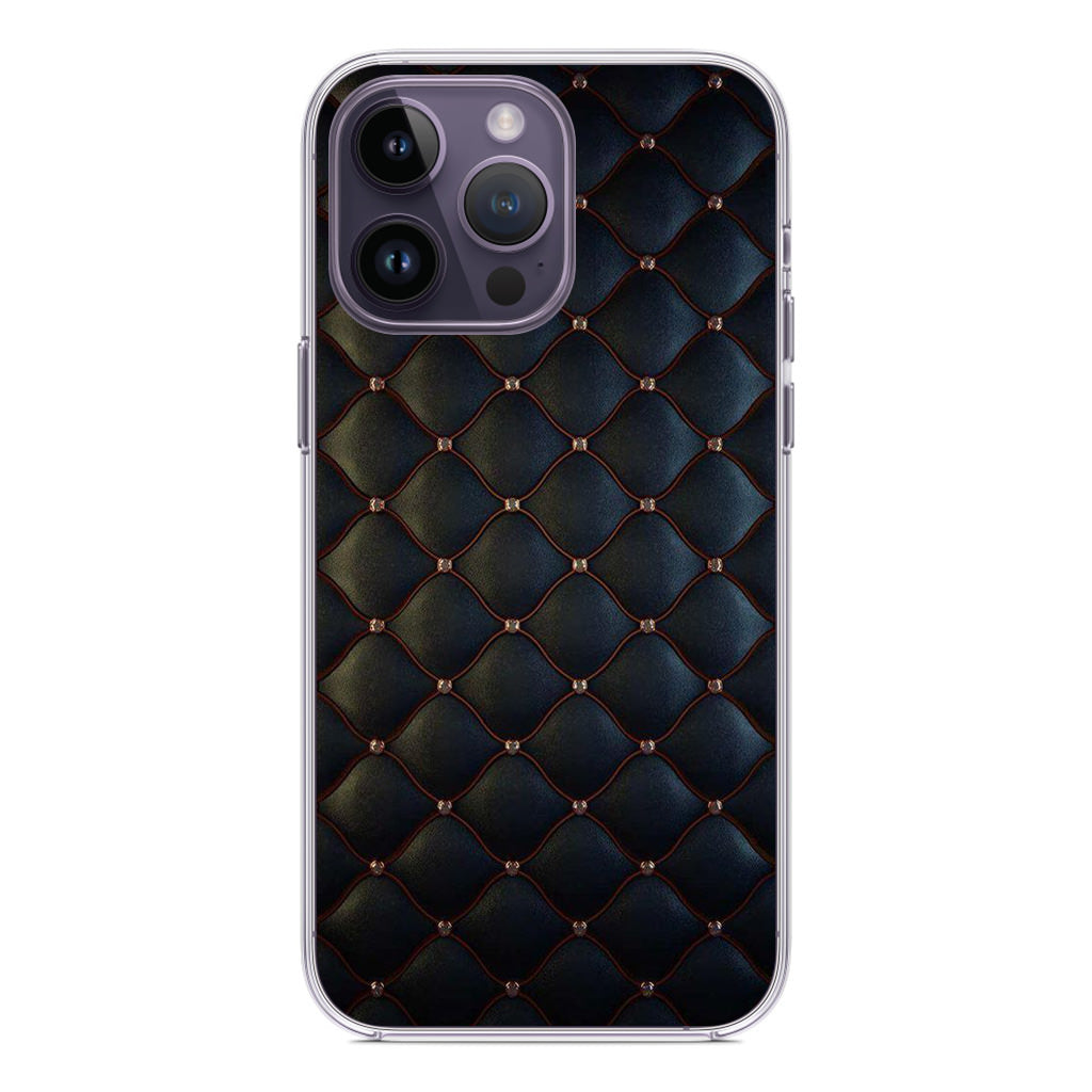 Black Royal Pattern iPhone 14 Pro / 14 Pro Max Case