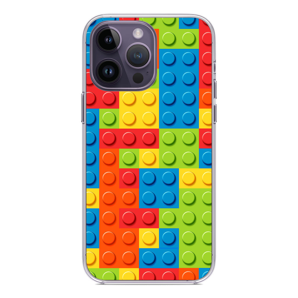 Blocks Rainbow Pattern iPhone 14 Pro / 14 Pro Max Case