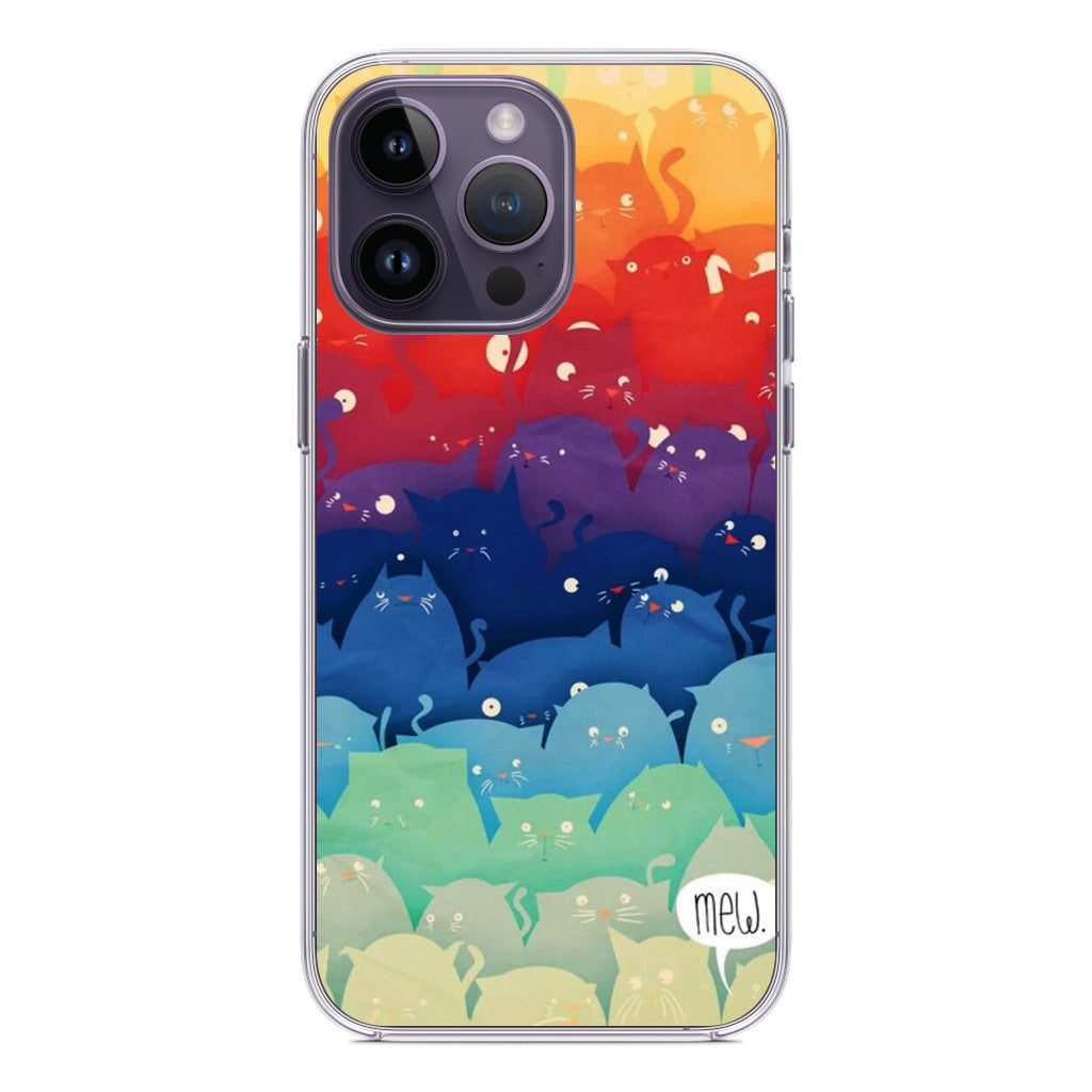 Cats Everywhere iPhone 14 Pro / 14 Pro Max Case