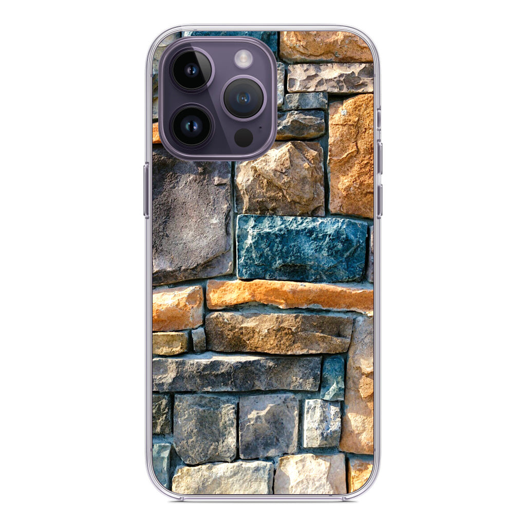 Colored Stone Piles iPhone 14 Pro / 14 Pro Max Case