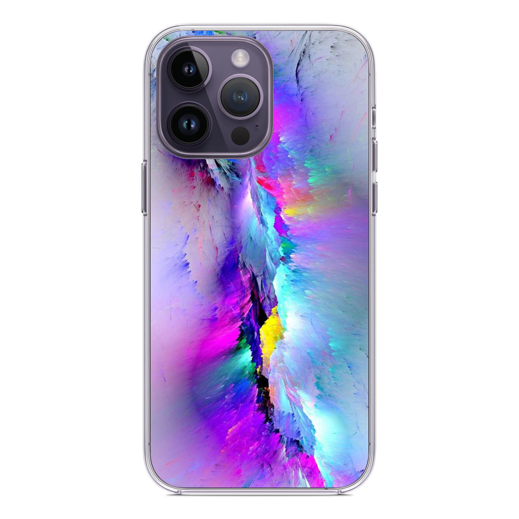 Colorful Abstract Smudges iPhone 14 Pro / 14 Pro Max Case