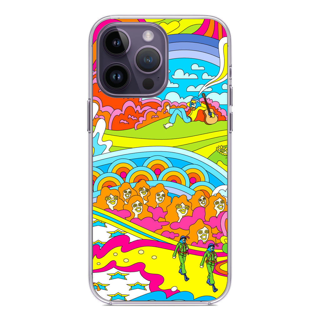 Colorful Doodle iPhone 14 Pro / 14 Pro Max Case