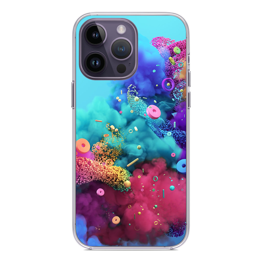 Colorful Smoke Boom iPhone 14 Pro / 14 Pro Max Case