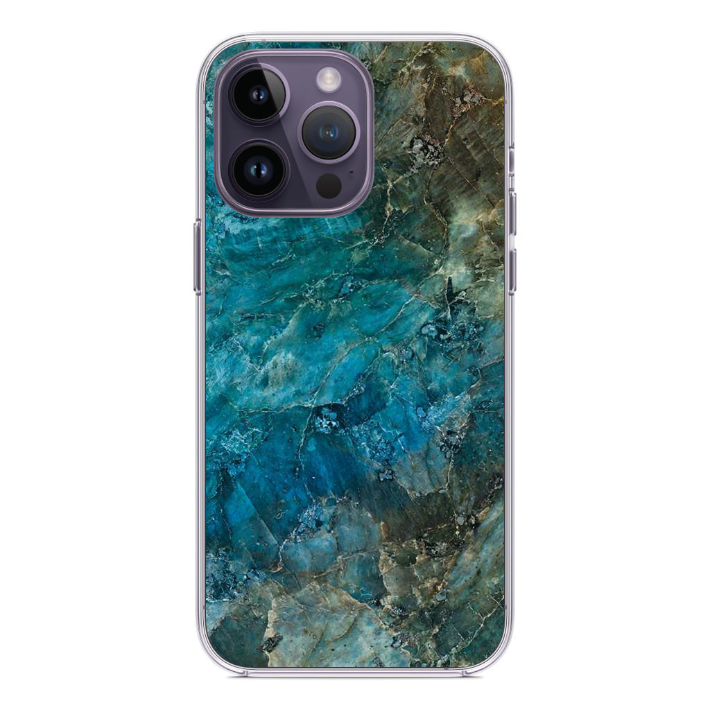 Deep Ocean Marble iPhone 14 Pro / 14 Pro Max Case