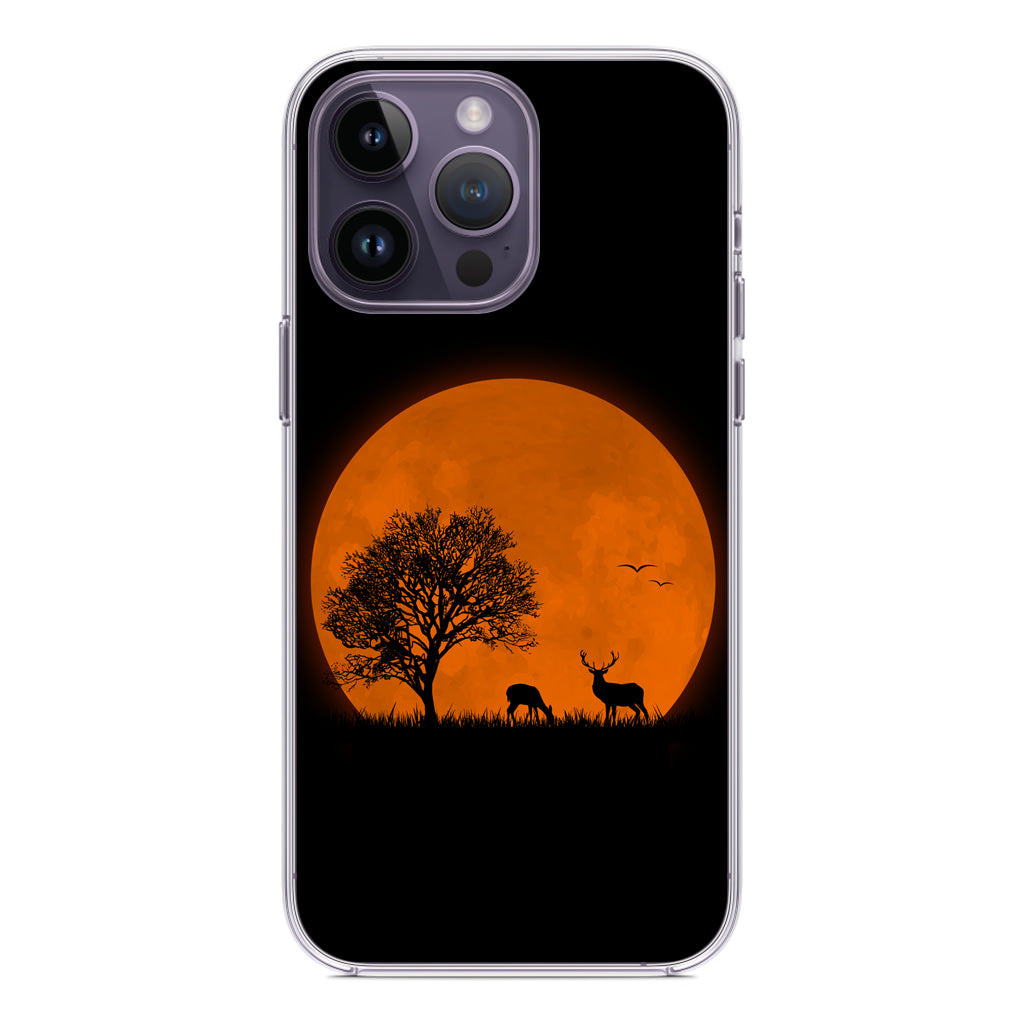 Deer Silhouette iPhone 14 Pro / 14 Pro Max Case