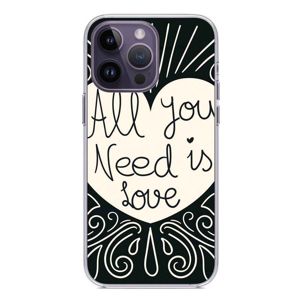 Drawn Love iPhone 14 Pro / 14 Pro Max Case