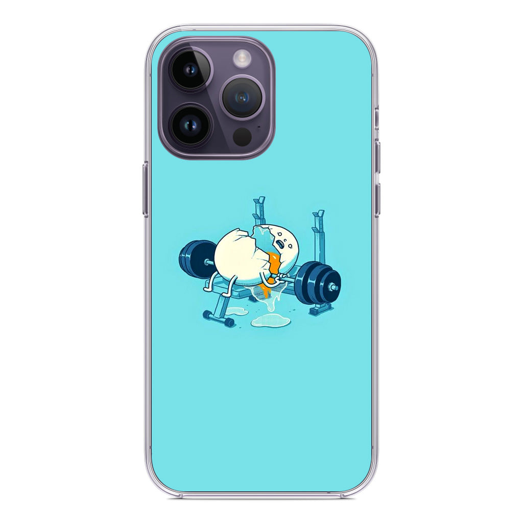 Egg Accident Workout iPhone 14 Pro / 14 Pro Max Case