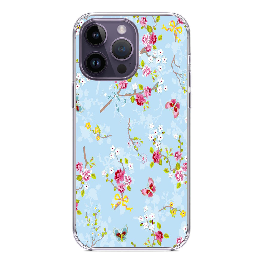 Floral Summer Wind iPhone 14 Pro / 14 Pro Max Case