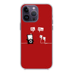 Funny Music Headphones Player Buds iPhone 14 Pro / 14 Pro Max Case