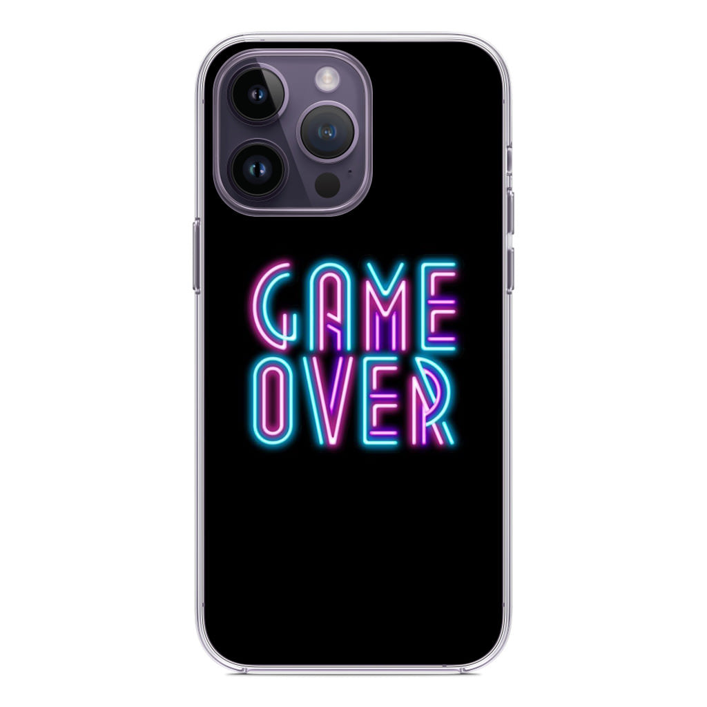 Game Over Neon iPhone 14 Pro / 14 Pro Max Case