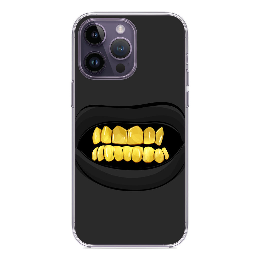 Gold Grillz iPhone 14 Pro / 14 Pro Max Case