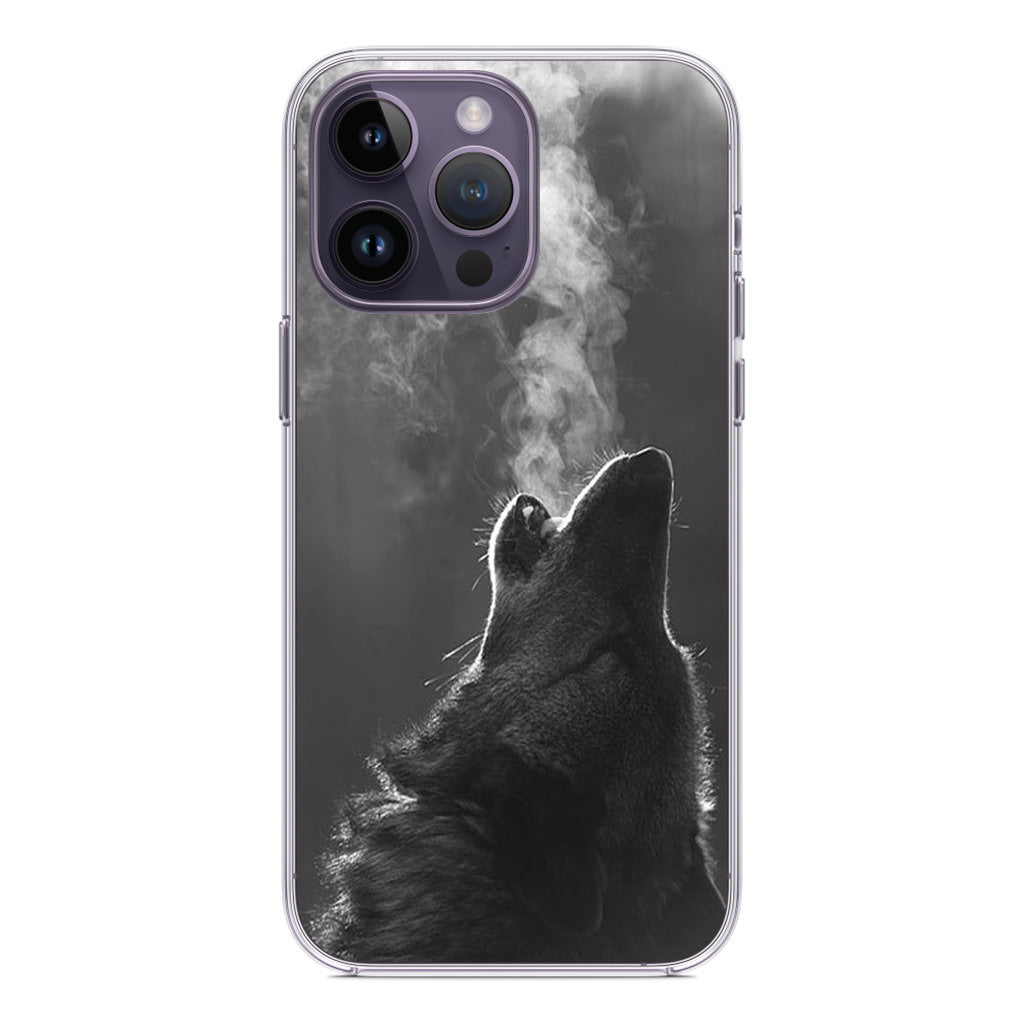 Howling Wolves Black and White iPhone 14 Pro / 14 Pro Max Case