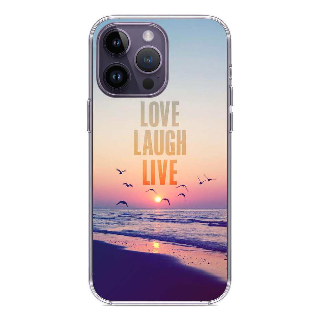 Love Laugh Live iPhone 14 Pro / 14 Pro Max Case