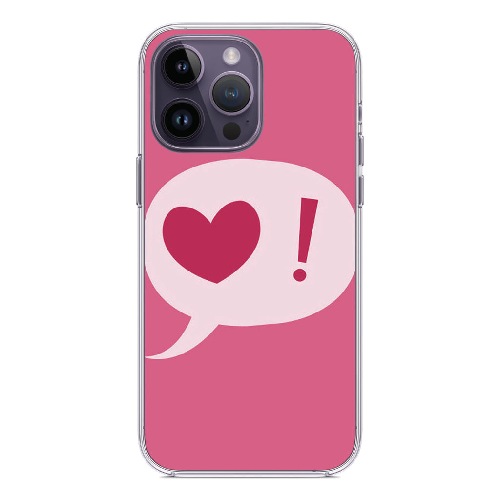 Love Pink iPhone 14 Pro / 14 Pro Max Case