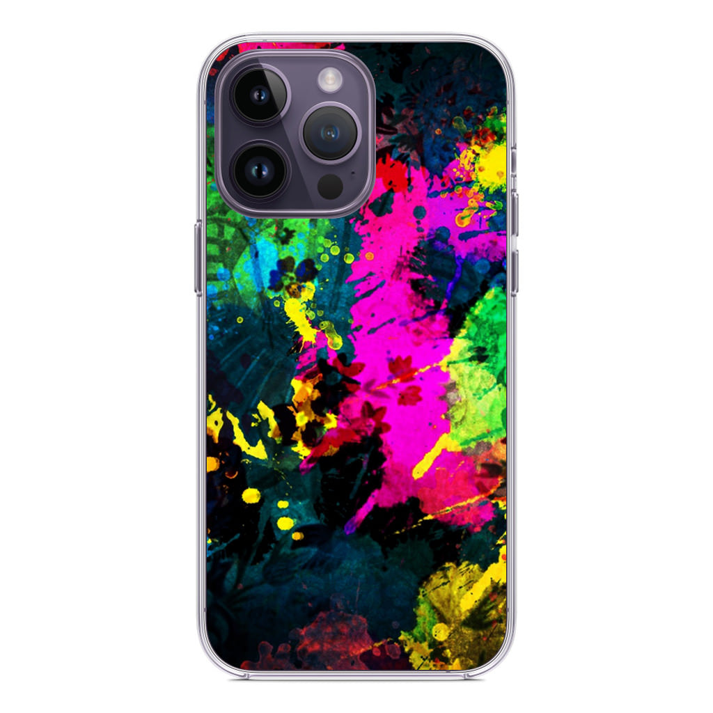 Mixture Colorful Paint iPhone 14 Pro / 14 Pro Max Case