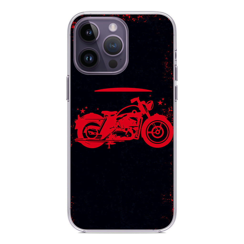 Motorcycle Red Art iPhone 14 Pro / 14 Pro Max Case