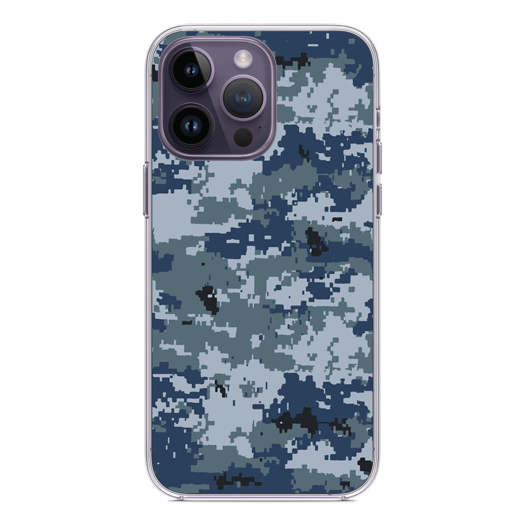 Navy Camo iPhone 14 Pro / 14 Pro Max Case