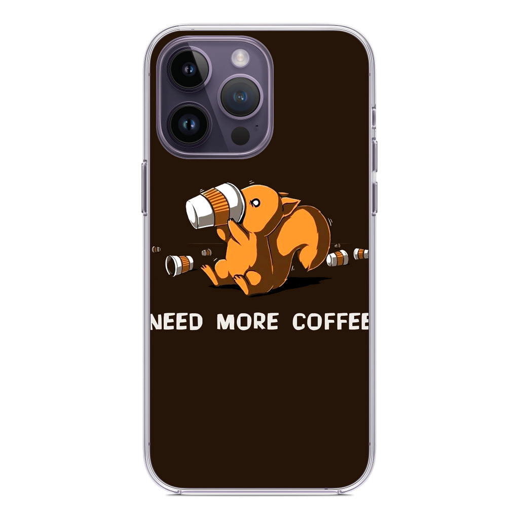 Need More Coffee Programmer Story iPhone 14 Pro / 14 Pro Max Case