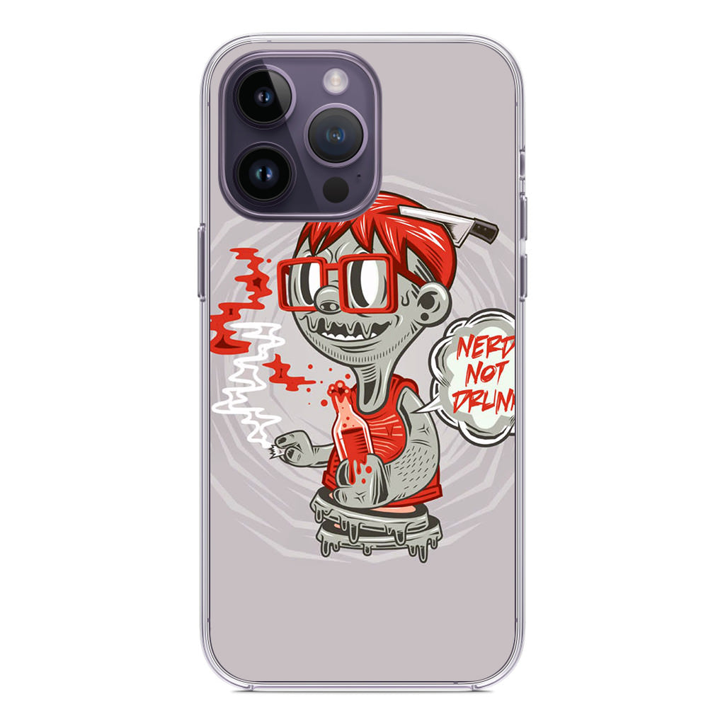 Nerd Not Drunk Zombie iPhone 14 Pro / 14 Pro Max Case