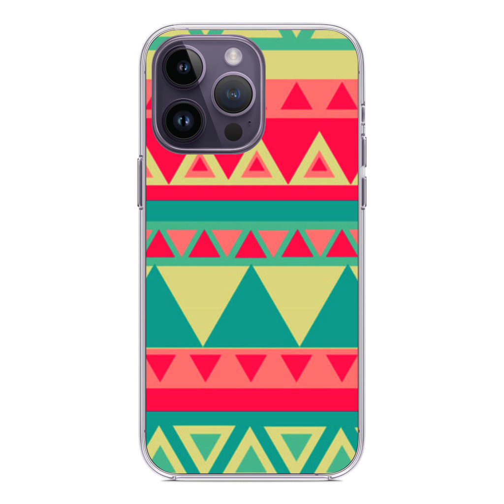 Old Aztec Pattern iPhone 14 Pro / 14 Pro Max Case