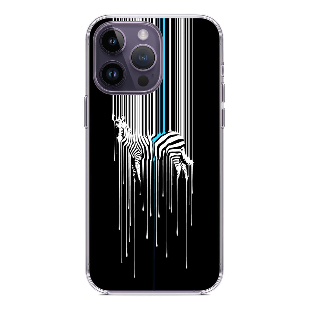 Painting Zebra iPhone 14 Pro / 14 Pro Max Case