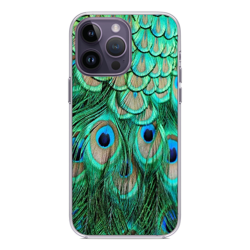 Peacock Feather iPhone 14 Pro / 14 Pro Max Case